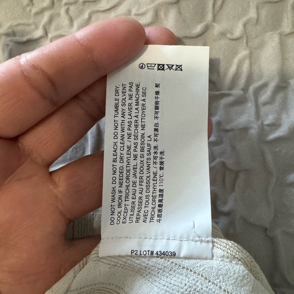 NWT Theory Easy Shirt in Corded Viscose-Cotton Size Petite - Picture 12 of 16